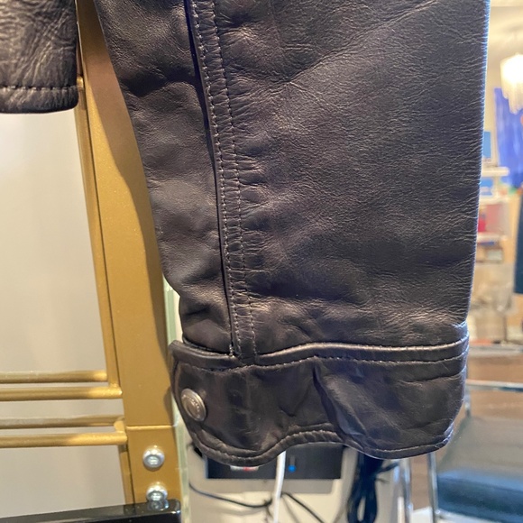 Polo Ralph Lauren Black Leather Jacket - Picture 7 of 9